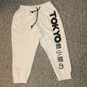 MNML Tokyo White Joggers XL Young Men’s